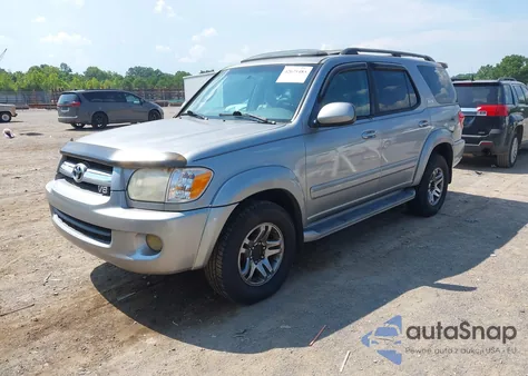 2005 Toyota Sequoia Sr5 V8 from USA, damaged, VIN 5TDBT44A95S255213